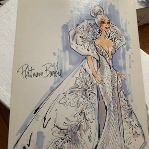 1992 Bob Mackie collection platinum bride NIB